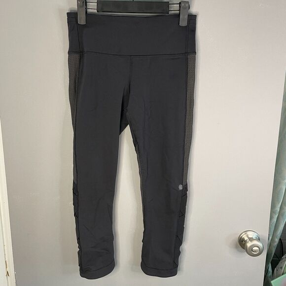 Lululemon Pants - Lululemon Womens 6 Var-City Cropped Black Leggings **READ**
